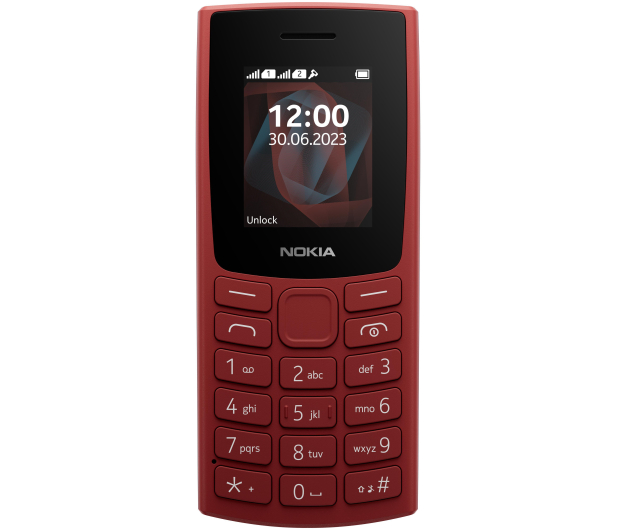 NOKIA 105 Czerwony Dual Sim - 1148940 - zdjęcie 2